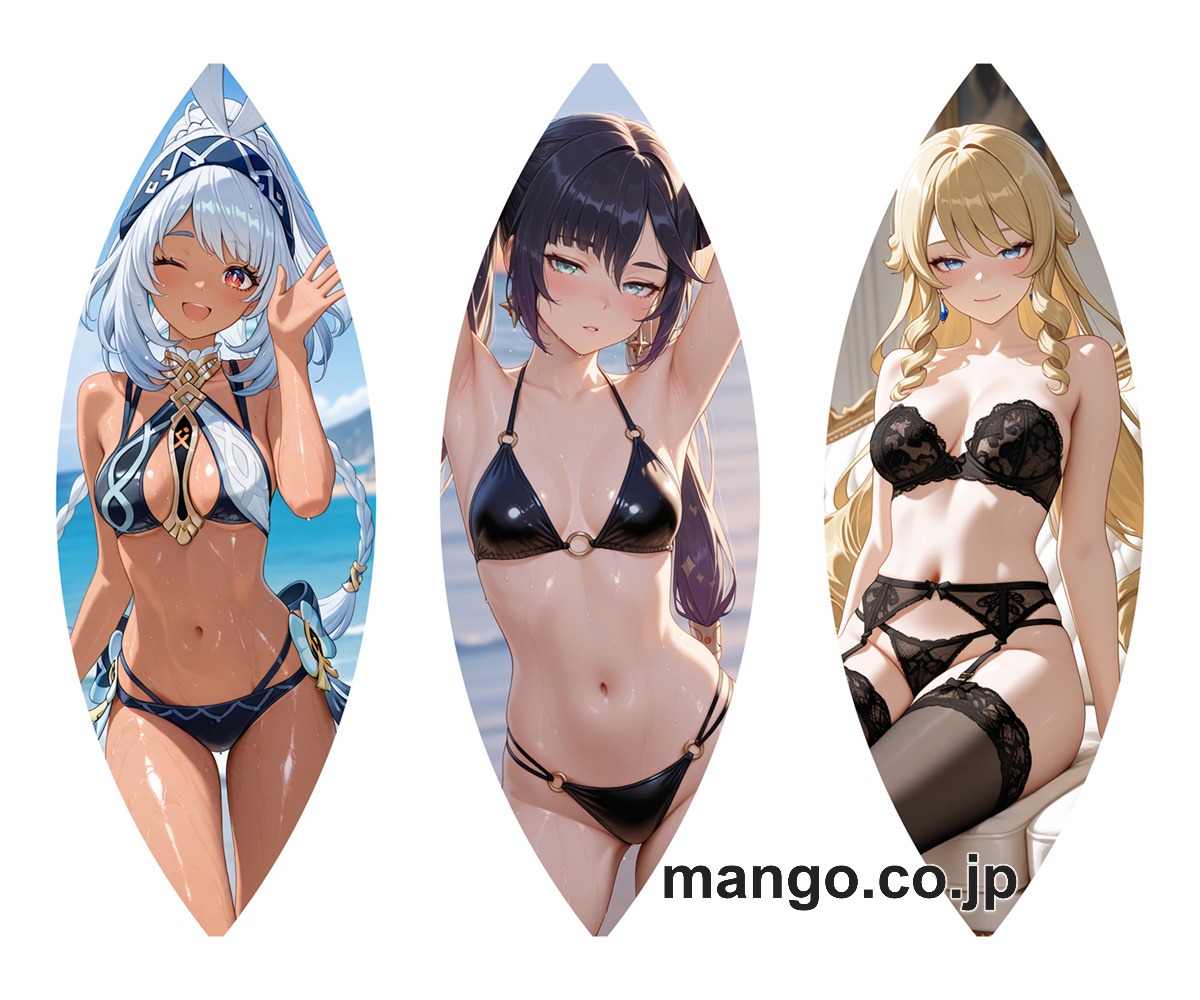 【抱き枕カバー / 等身大】 アニメ キャラクター ビーチボール【原神】ナヴィア ムアラニ モナ 海洋ボール PVC製 キャラクターグッズ コレクション用 等身大ビニールクッション 抱き枕 アニメ・キャラグッズ 2