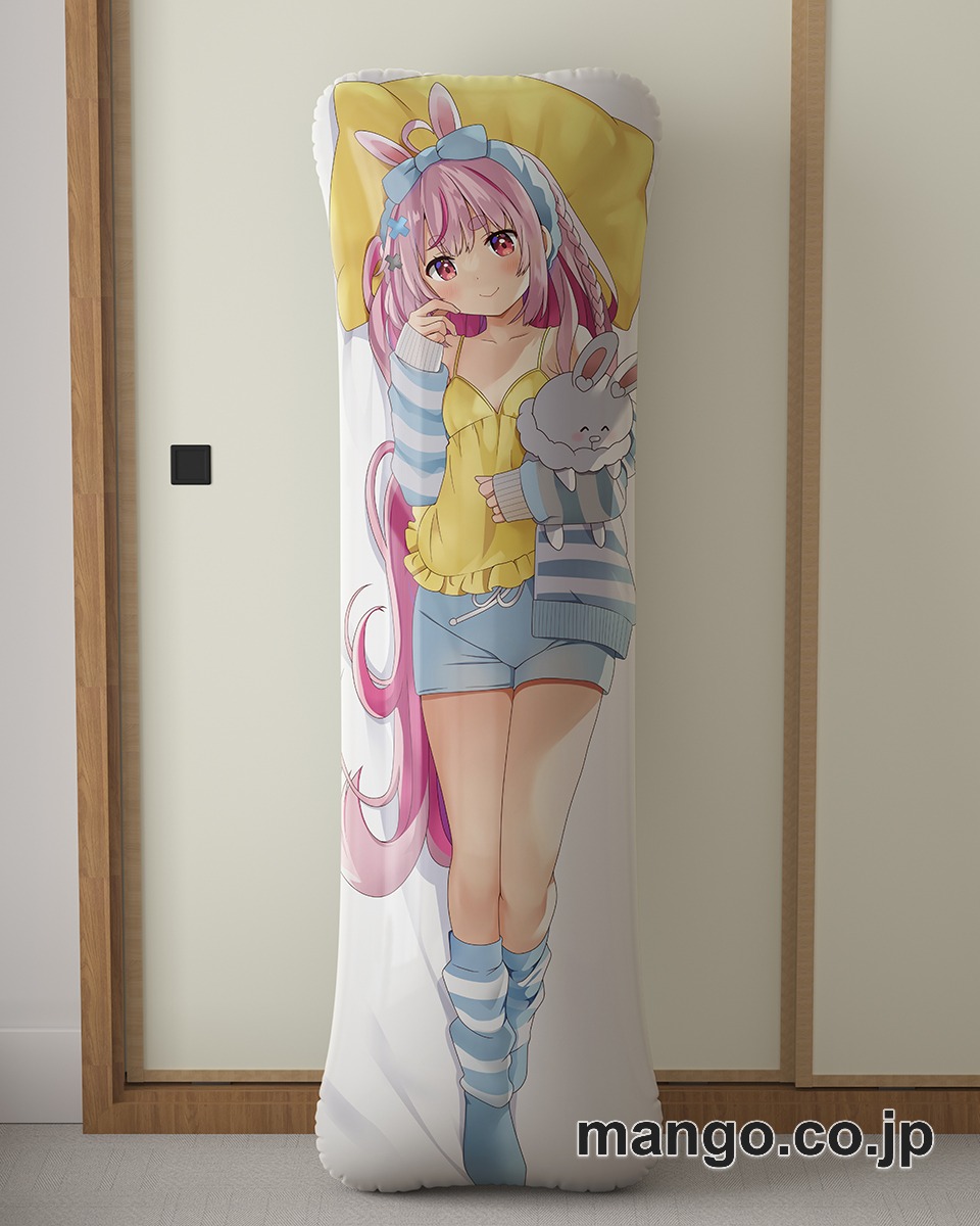 【抱き枕カバー / 等身大】 アニメ抱き枕カバー【バーチャルYoutuber】兎鞠まり大型クッションキャラクターグッズPVC製コレクション用 等身大ビニールクッション 抱き枕 アニメ・キャラグッズ 2