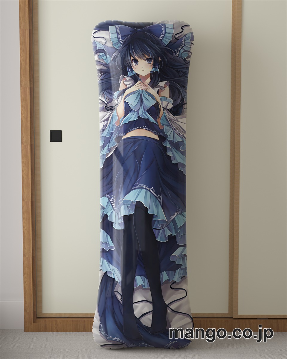 【抱き枕カバー / 等身大】 アニメ抱き枕カバー東方Project青霊夢大型クッションキャラクターグッズPVC製コレクション用 等身大 抱き枕 空気ビニール製 キャラクターグッズ