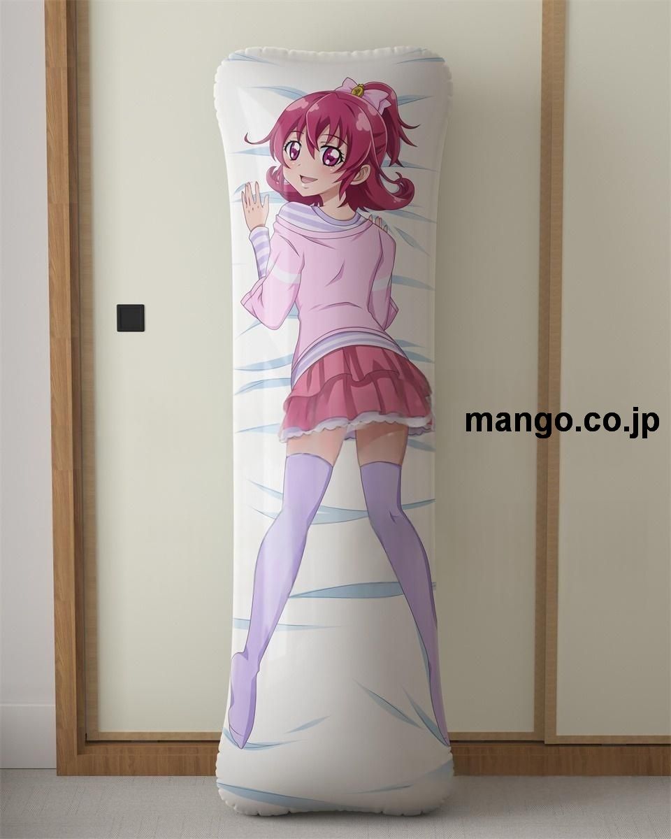 【抱き枕カバー / 等身大】 アニメ抱き枕カバー「ドキドキ！プリキュア」相田マナキュアハート大型クッションキャラクターグッズPVC製コレクション用 等身大 抱き枕 空気ビニール製 キャラクターグッズ