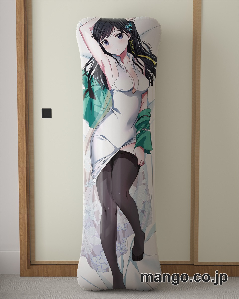 【抱き枕カバー / 等身大】 アニメ抱き枕カバー魔法科高校の劣等生司波深雪大型クッションキャラクターグッズPVC製コレクション用｜空気ビニール製 等身大抱き枕 コレクション向けグッズ