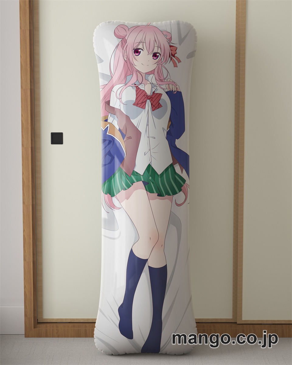 【抱き枕カバー / 等身大】 アニメ抱き枕カバーハッピーシュガーライフさとう＆しお大型クッションキャラクターグッズPVC製コレクション用｜等身大エアクッション ビッグサイズ PVC製 アニメグッズ