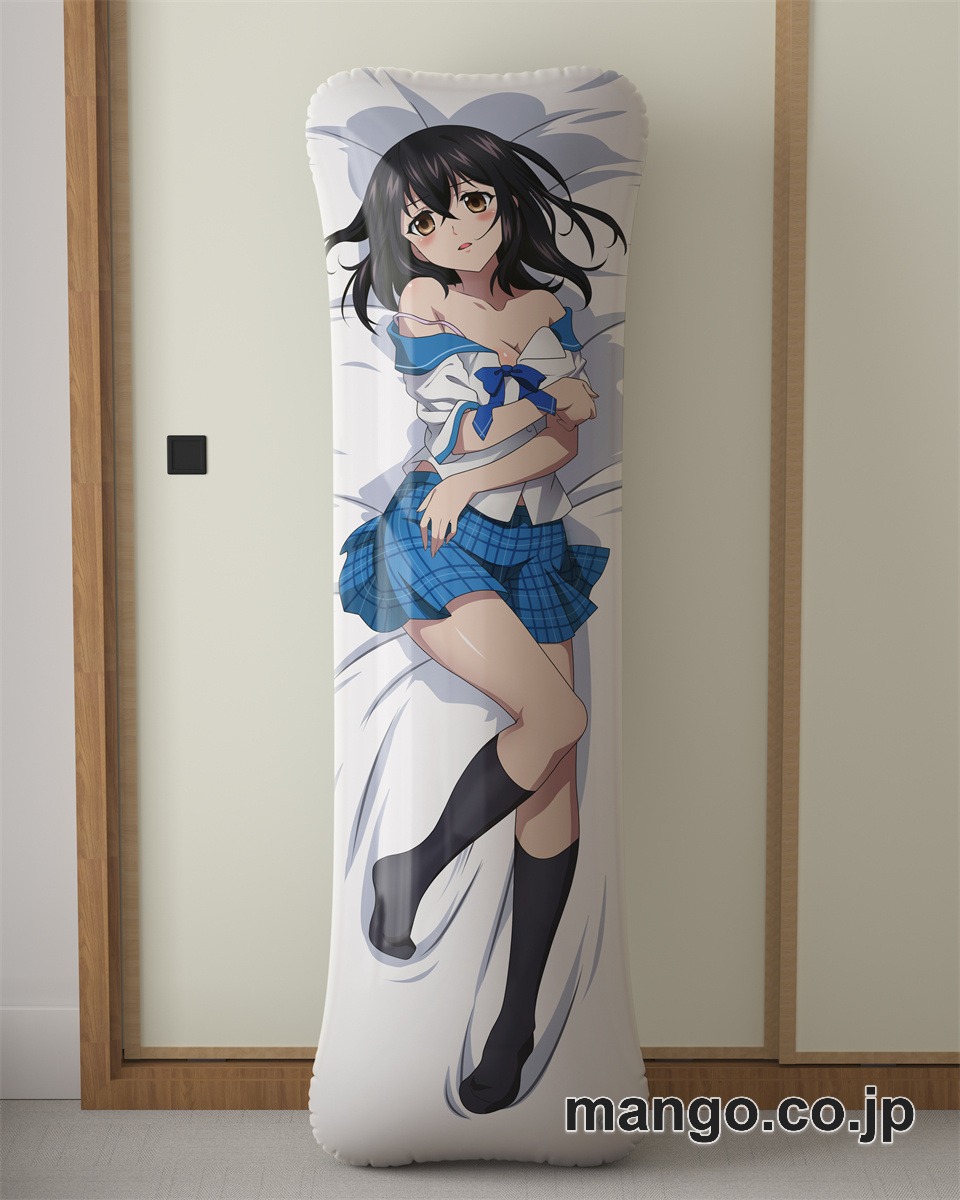 【抱き枕カバー / 等身大】 アニメ抱き枕カバーストライク ザ ブラッドデラックス雪菜大型クッションキャラクターグッズPVC製コレクション用｜等身大エアクッション ビッグサイズ PVC製 アニメグッズ