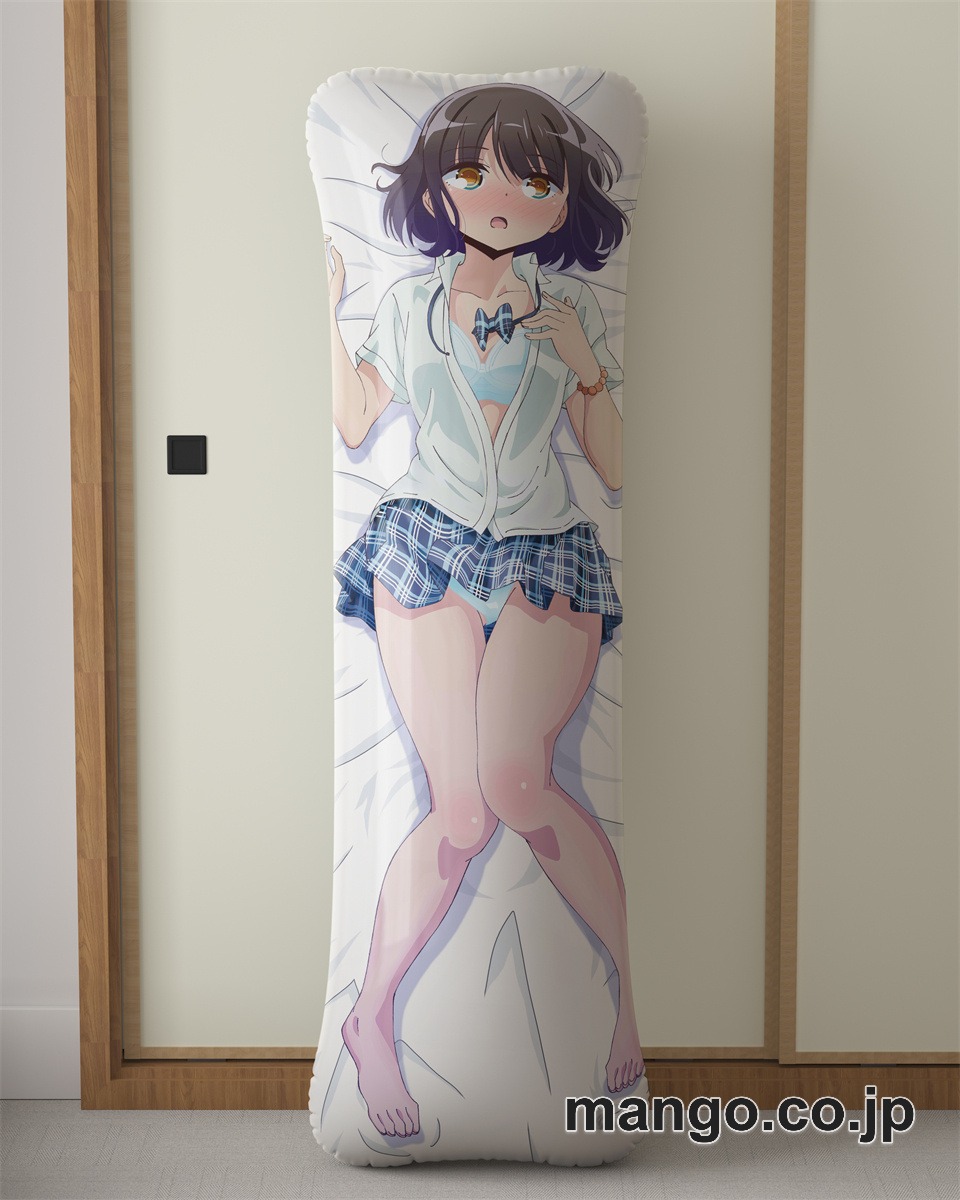 【抱き枕カバー / 等身大】 アニメ抱き枕カバーはるかなレシーブ比嘉かなた大型クッションキャラクターグッズPVC製コレクション用｜空気ビニール製 等身大抱き枕 コレクション向けグッズ