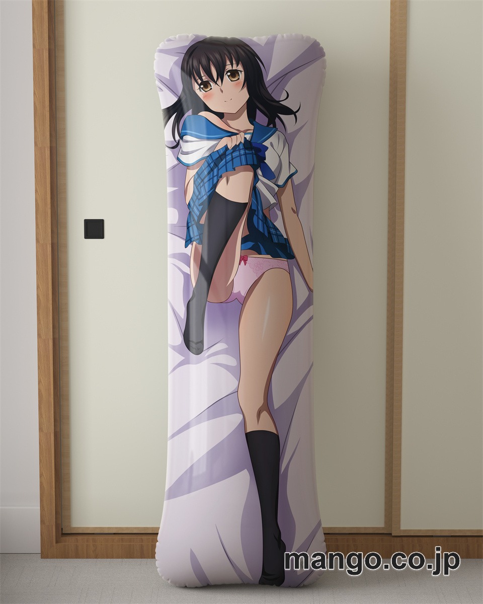 【抱き枕カバー / 等身大】 アニメ抱き枕カバーストライク ザ ブラッド姫柊雪菜大型クッションキャラクターグッズPVC製コレクション用｜等身大エアクッション ビッグサイズ PVC製 アニメグッズ