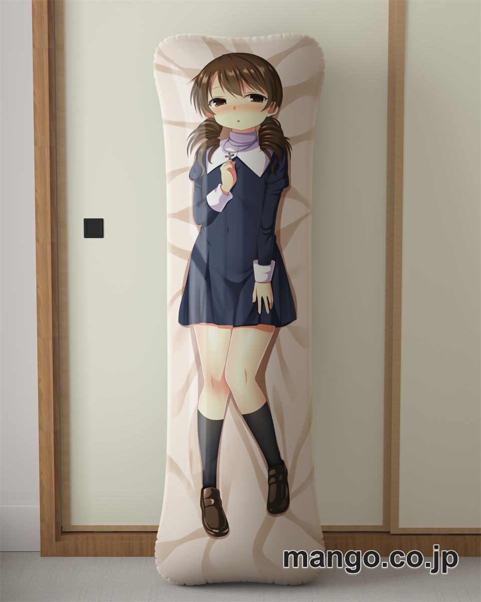 【抱き枕カバー / 等身大】 アニメ抱き枕カバー「dokidokiりとる大家さん」麻生美百合大型クッションキャラクターグッズPVC製コレクション用｜等身大エアクッション ビッグサイズ PVC製 アニメグッズ 2