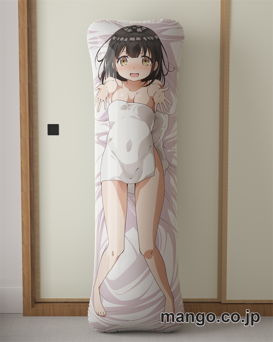 【抱き枕カバー / 等身大】 アニメ抱き枕カバーOneRoom花坂結衣大型クッションキャラクターグッズPVC製コレクション用｜PVC エアクッション 等身大サイズ 立体ディスプレイ 2