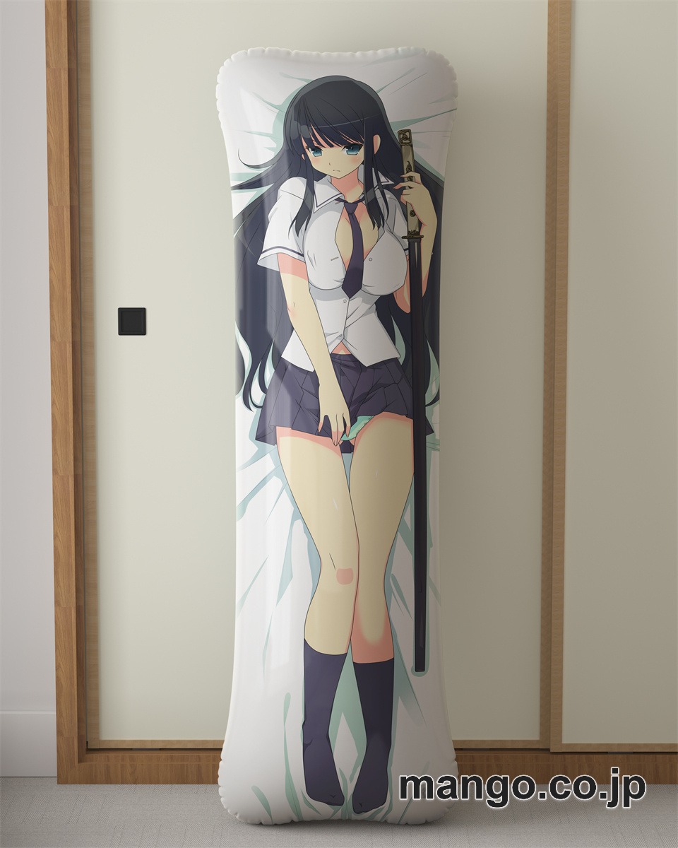 【抱き枕カバー / 等身大】 アニメ抱き枕カバー閃乱カグラ斑鳩大型クッションキャラクターグッズPVC製コレクション用｜PVC エアクッション 等身大サイズ 立体ディスプレイ