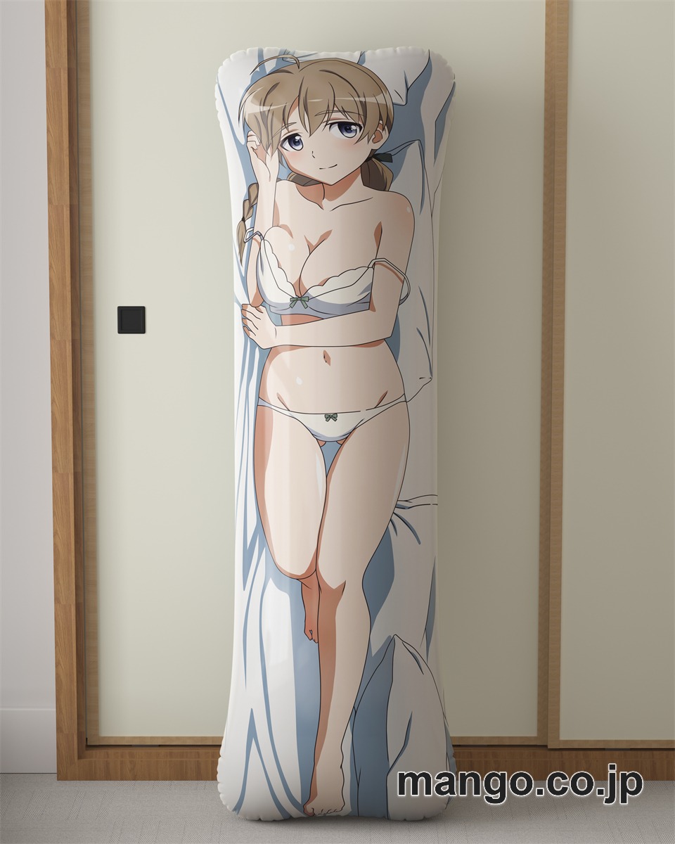 【抱き枕カバー / 等身大】 アニメ抱き枕カバーストライクウィッチーズ リーネ大型クッションキャラクターグッズPVC製コレクション用｜空気ビニール製 等身大抱き枕 コレクション向けグッズ 2