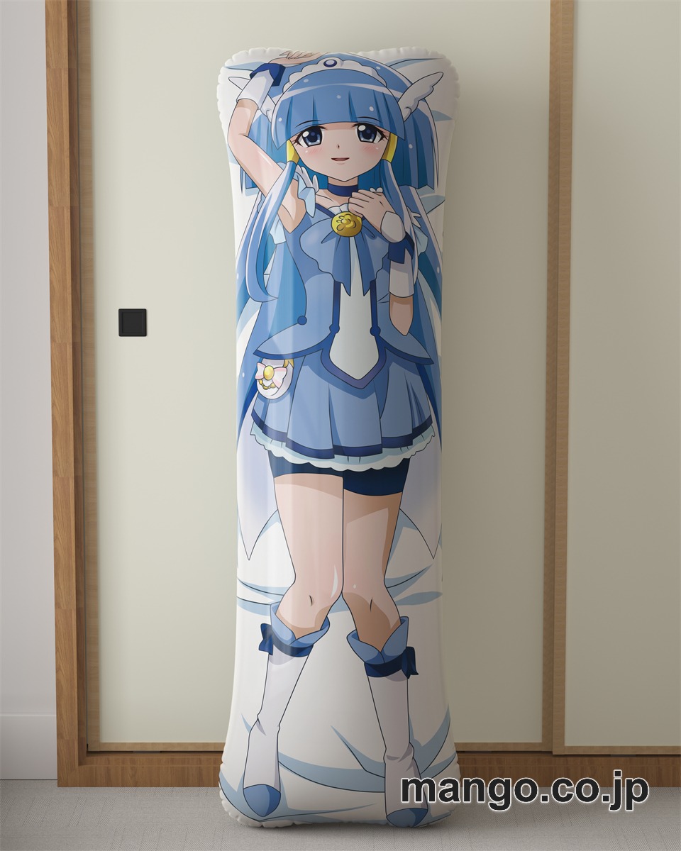 【抱き枕カバー / 等身大】 アニメ抱き枕カバー「スマイルプリキュア！」青木れいかキュアビューティ大型クッションキャラクターグッズPVC製コレクション用 等身大 抱き枕 空気ビニール製 キャラクターグッズ 2