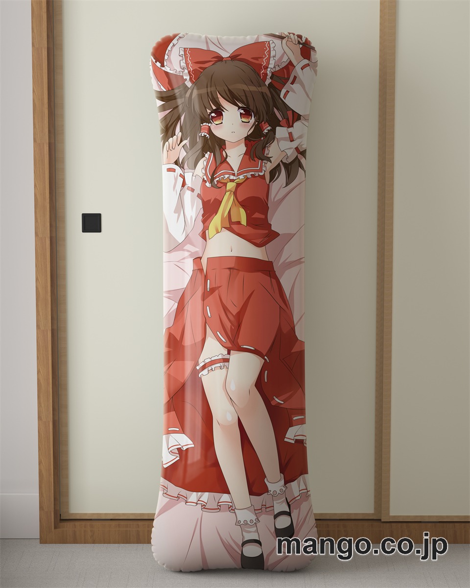 【抱き枕カバー / 等身大】 アニメ抱き枕カバー「東方Project」博麗霊夢大型クッションキャラクターグッズPVC製コレクション用 ビッグサイズ 等身大クッション 立体キャラクターアイテム