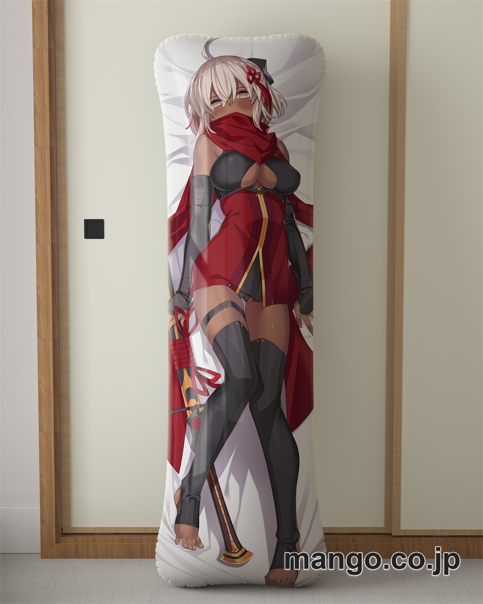 【抱き枕カバー / 等身大】 アニメ抱き枕カバー沖田総司（Ｆａｔｅ）大型クッションキャラクターグッズPVC製コレクション用｜等身大エアクッション ビッグサイズ PVC製 アニメグッズ