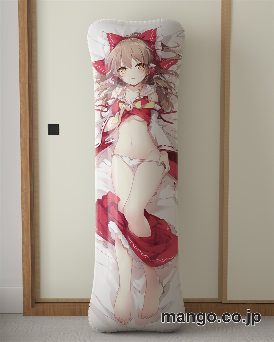 【抱き枕カバー / 等身大】 アニメ抱き枕カバー「東方Project」霊夢ちゃん大型クッションキャラクターグッズPVC製コレクション用 ビッグサイズ 等身大クッション 立体キャラクターアイテム