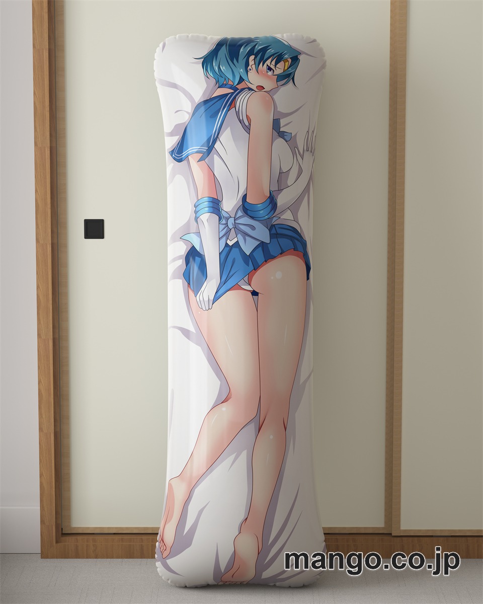 【抱き枕カバー / 等身大】 アニメ抱き枕カバー美少女戦士セーラームーン水野亜美大型クッションキャラクターグッズPVC製コレクション用｜PVC エアクッション 等身大サイズ 立体ディスプレイ 2