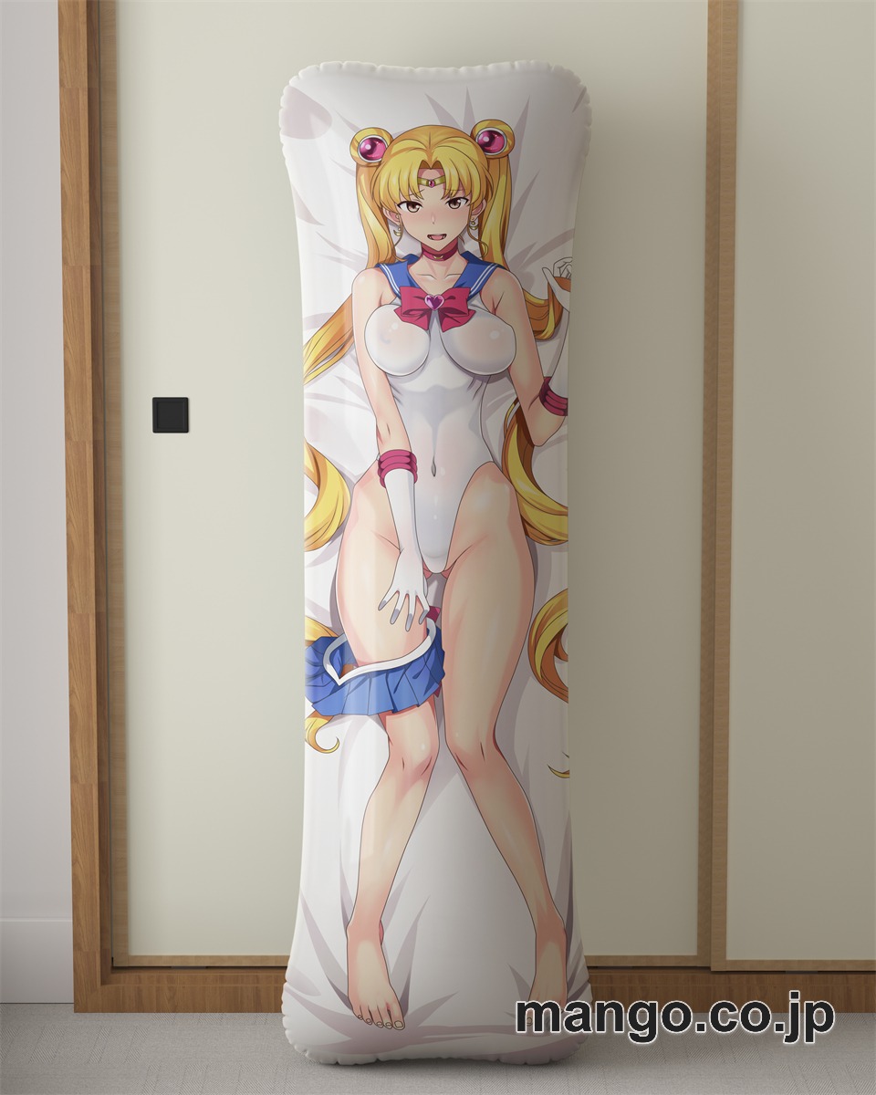 【抱き枕カバー / 等身大】 アニメ抱き枕カバー美少女戦士セーラームーン 月野うさぎ大型クッションキャラクターグッズPVC製コレクション用｜空気ビニール製 等身大抱き枕 コレクション向けグッズ