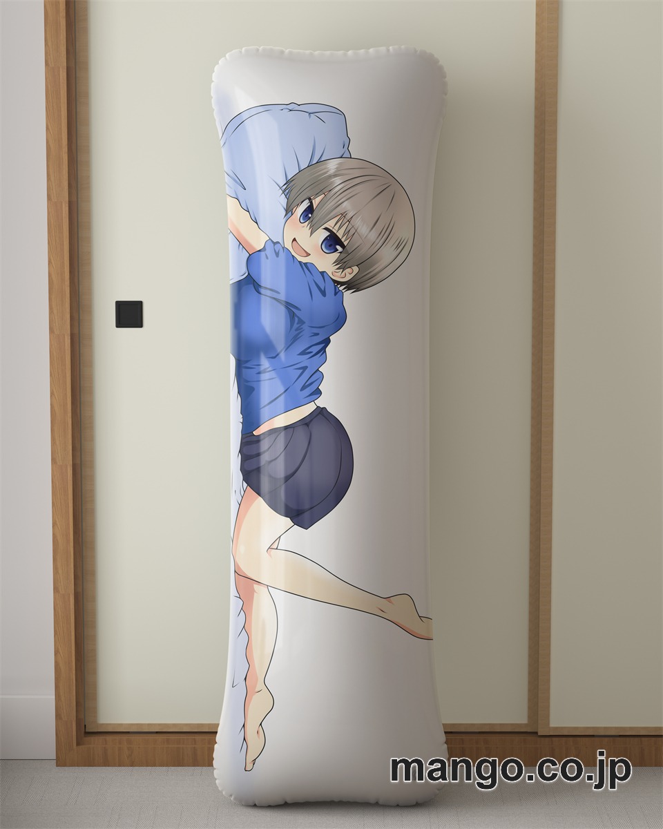 【抱き枕カバー / 等身大】 アニメ抱き枕カバー宇崎ちゃんは遊びたい！ 宇崎花大型クッションキャラクターグッズPVC製コレクション用｜等身大エアクッション ビッグサイズ PVC製 アニメグッズ