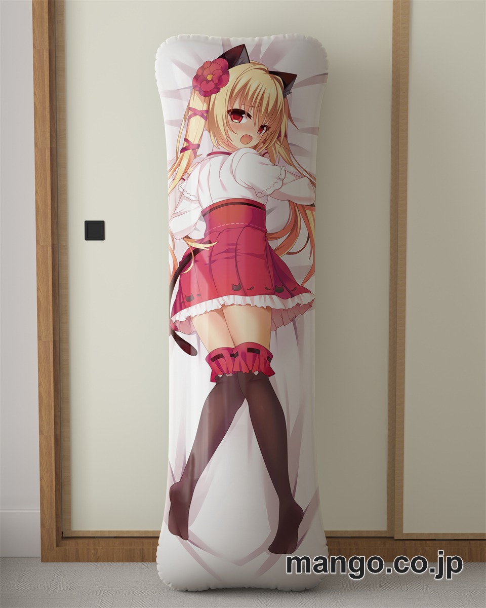 【抱き枕カバー / 等身大】 アニメ抱き枕カバーバーチャルYoutuber 華香院つばき大型クッションキャラクターグッズPVC製コレクション用｜PVC エアクッション 等身大サイズ 立体ディスプレイ