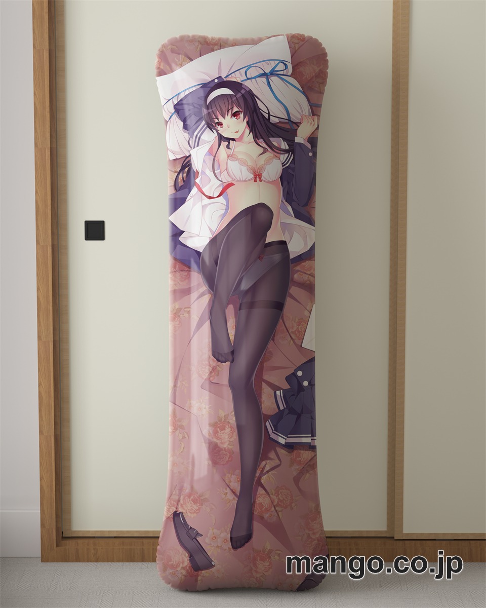 【抱き枕カバー / 等身大】 アニメ抱き枕カバー【冴えない彼女の育てかた】霞ヶ丘詩羽大型クッションキャラクターグッズPVC製コレクション用 等身大ビニールクッション 抱き枕 アニメ・キャラグッズ