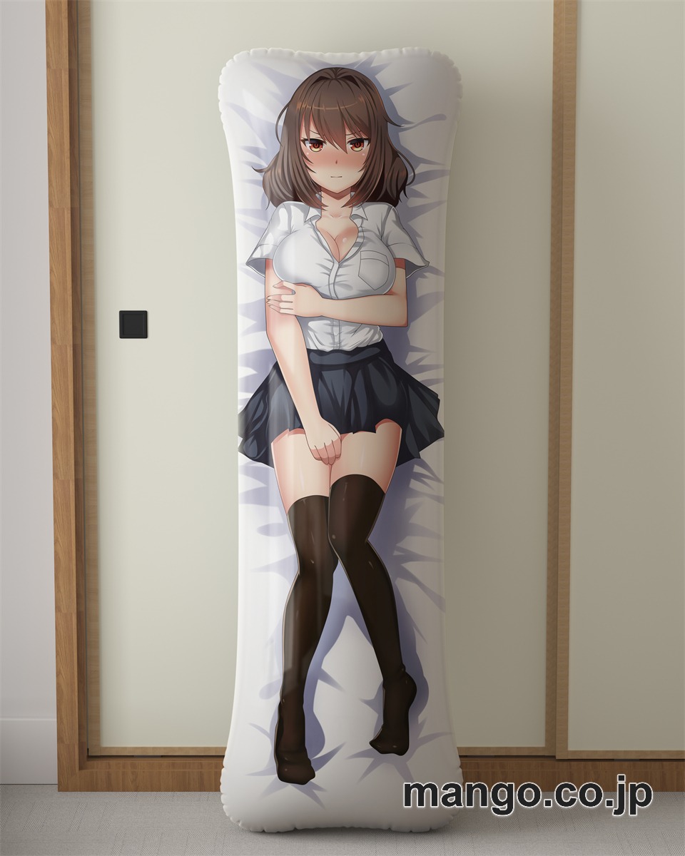 【抱き枕カバー / 等身大】 アニメ抱き枕カバー自宅警備員添い寝で喘ぐ女。葛木由紀の大型クッションキャラクターグッズPVC製コレクション用 等身大ビニールクッション 抱き枕 アニメ・キャラグッズ