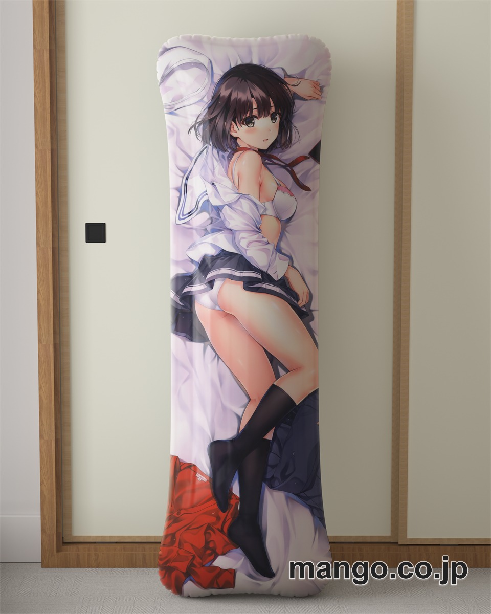 【抱き枕カバー / 等身大】 アニメ抱き枕カバー加藤恵冴えない彼女の育てかた大型クッションキャラクターグッズPVC製コレクション用 ビッグサイズ 等身大クッション 立体キャラクターアイテム 2