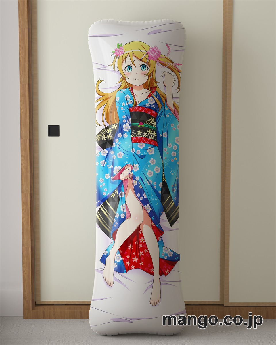 【抱き枕カバー / 等身大】 アニメ抱き枕カバー俺の妹がこんなに可愛いわけがない。(桐乃舞妓)大型クッションキャラクターグッズPVC製コレクション用｜PVC エアクッション 等身大サイズ 立体ディスプレイ 2