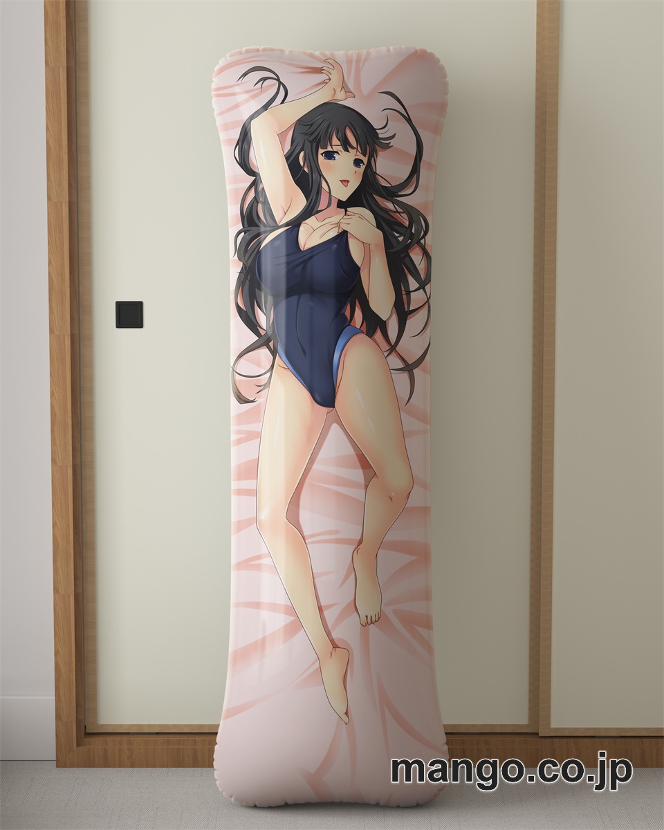 【抱き枕カバー / 等身大】 アニメ抱き枕カバー自宅警備員添い寝で喘ぐ女「葛木さやか」大型クッションキャラクターグッズPVC製コレクション用｜PVC エアクッション 等身大サイズ 立体ディスプレイ 2