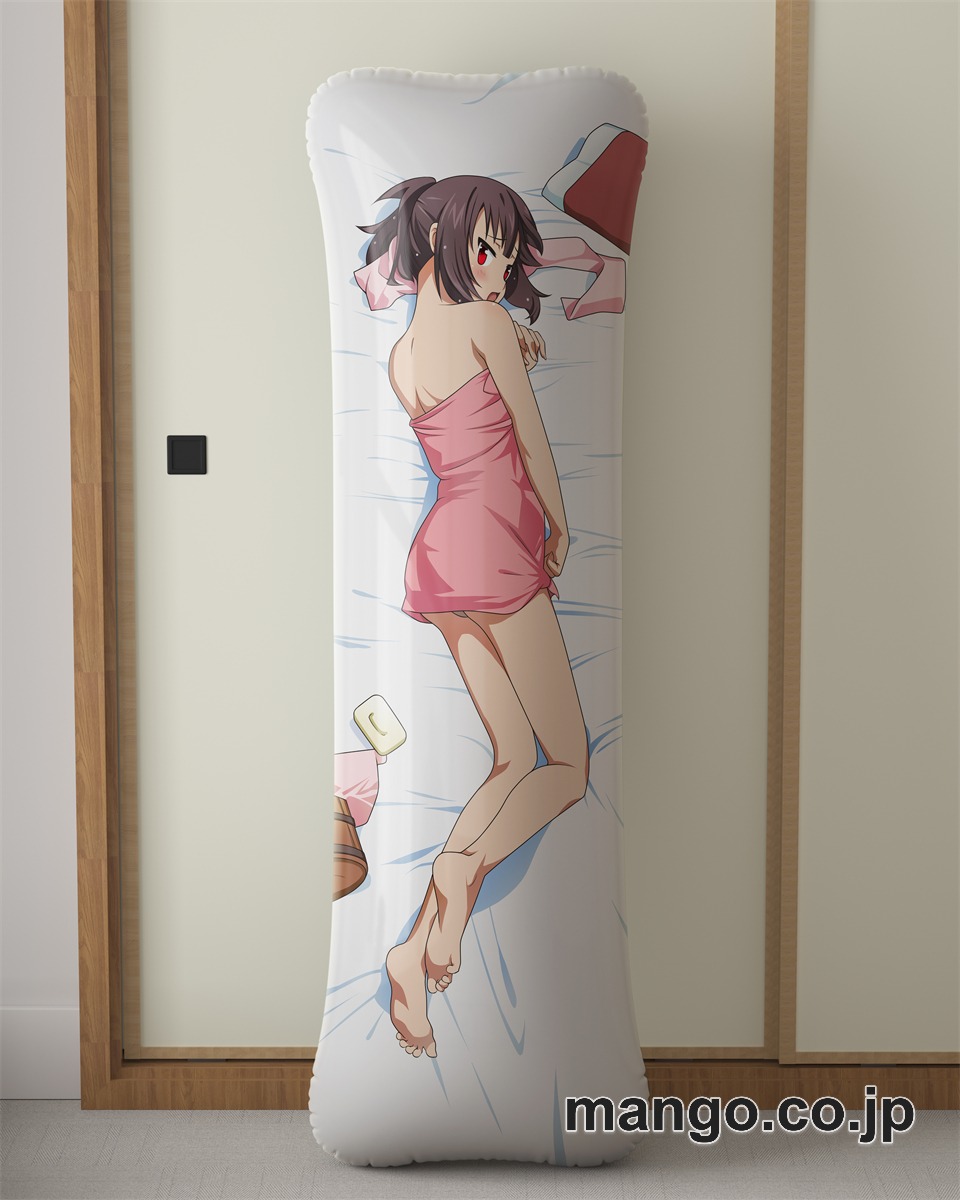 【抱き枕カバー / 等身大】 アニメ抱き枕カバーこの素晴らしい世界に祝福を！2めぐみん大型クッションキャラクターグッズPVC製コレクション用｜等身大エアクッション ビッグサイズ PVC製 アニメグッズ 2