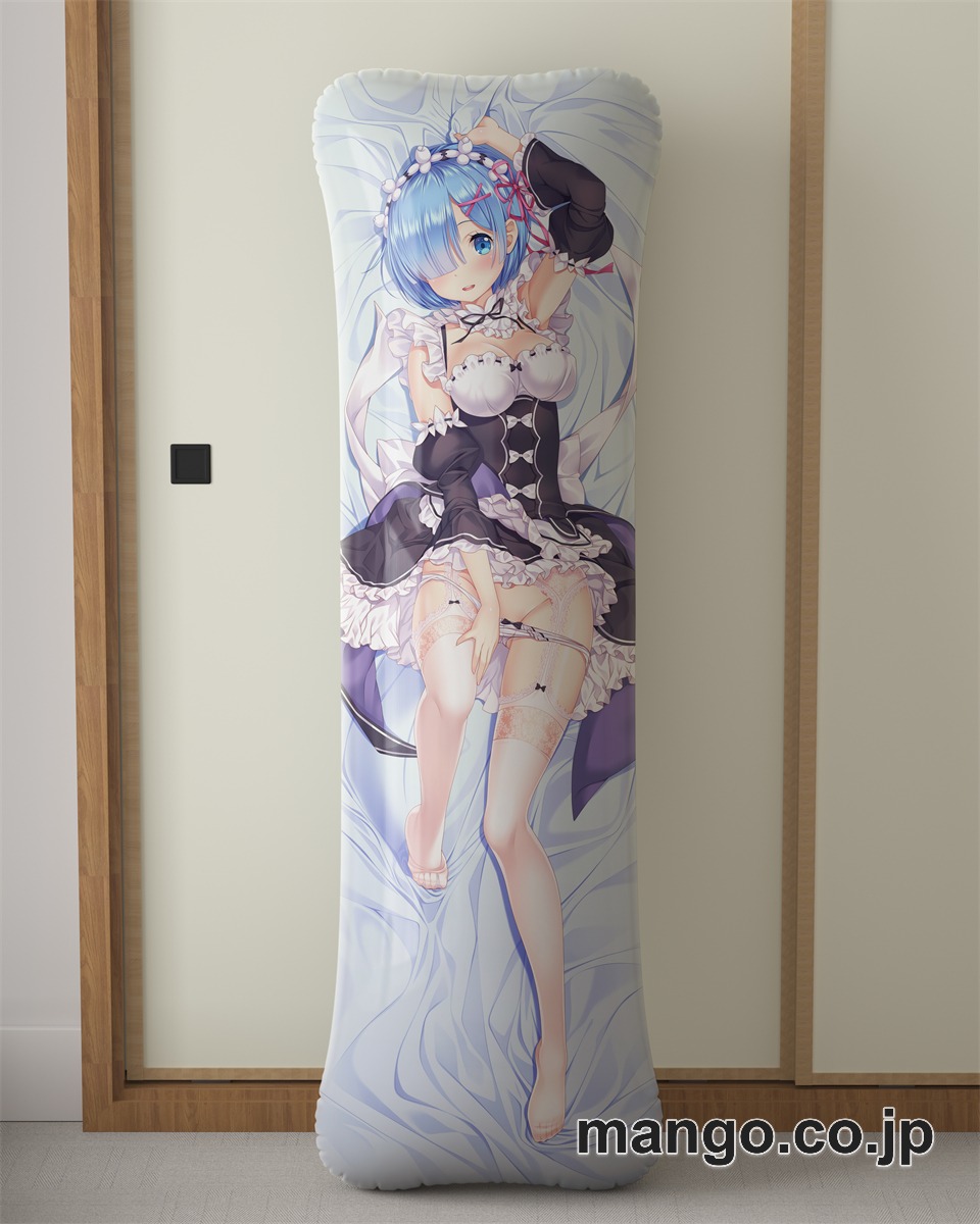 【抱き枕カバー / 等身大】 アニメ抱き枕カバーゼロから始める異世界生活レム大型クッションキャラクターグッズPVC製コレクション用 等身大 抱き枕 空気ビニール製 キャラクターグッズ