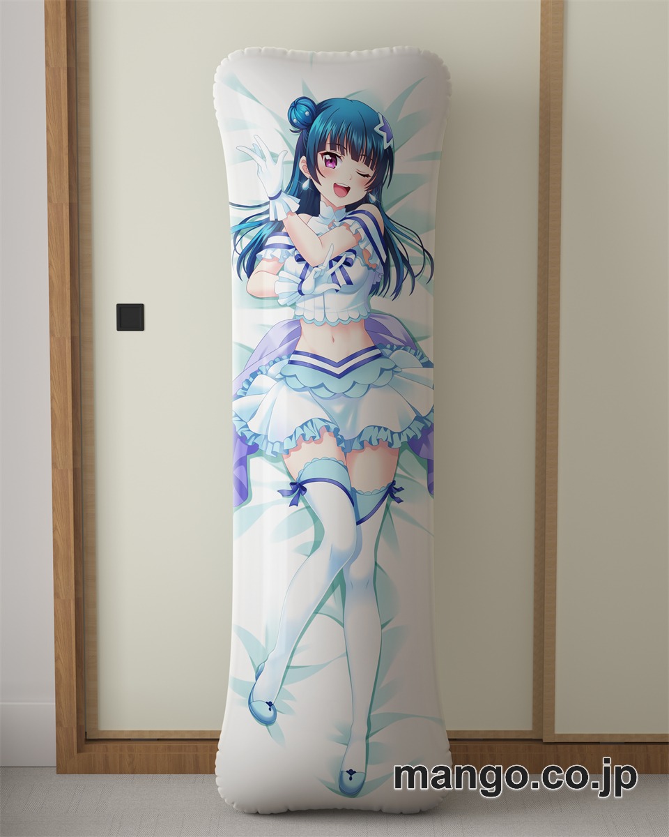 【抱き枕カバー / 等身大】 アニメ抱き枕カバーラブライブ!サンシャイン!!津島善子大型クッションキャラクターグッズPVC製コレクション用 ビッグサイズ 等身大クッション 立体キャラクターアイテム