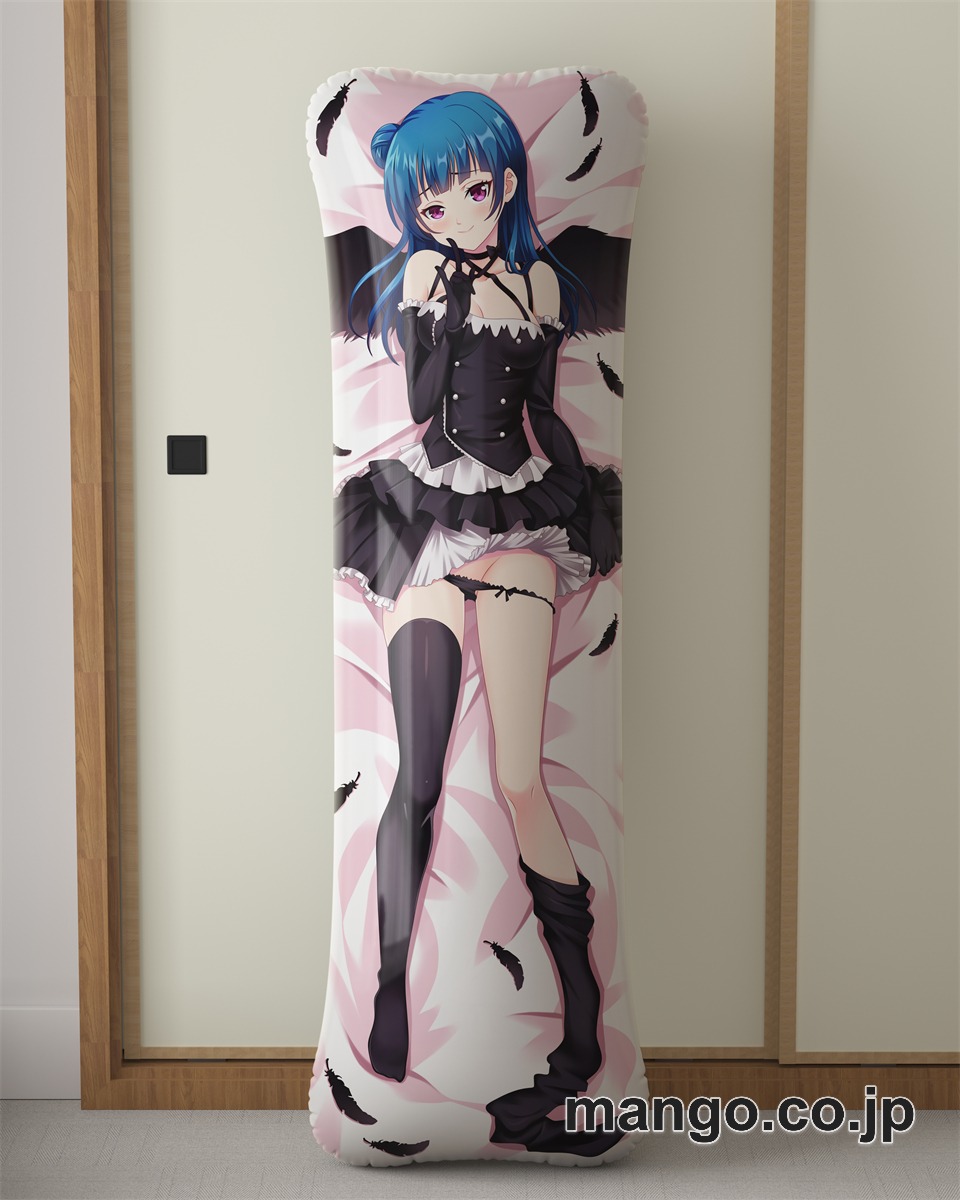 【抱き枕カバー / 等身大】 アニメ抱き枕カバーラブライブ!サンシャイン!!津島善子大型クッションキャラクターグッズPVC製コレクション用 ビッグサイズ 等身大クッション 立体キャラクターアイテム 2