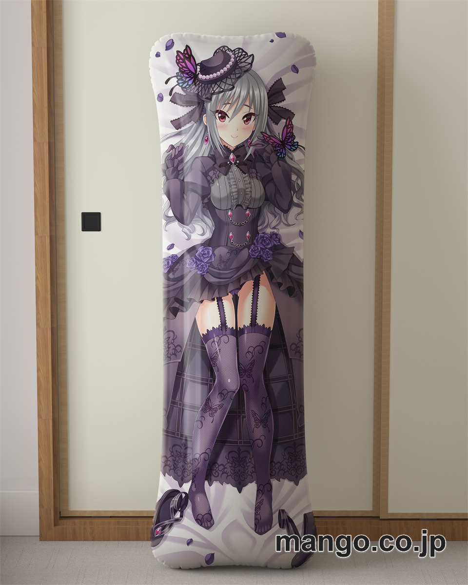 【抱き枕カバー / 等身大】 アニメ抱き枕カバーアイドルマスター蘭子嫁入り大型クッションキャラクターグッズPVC製コレクション用 等身大 抱き枕 空気ビニール製 キャラクターグッズ 2