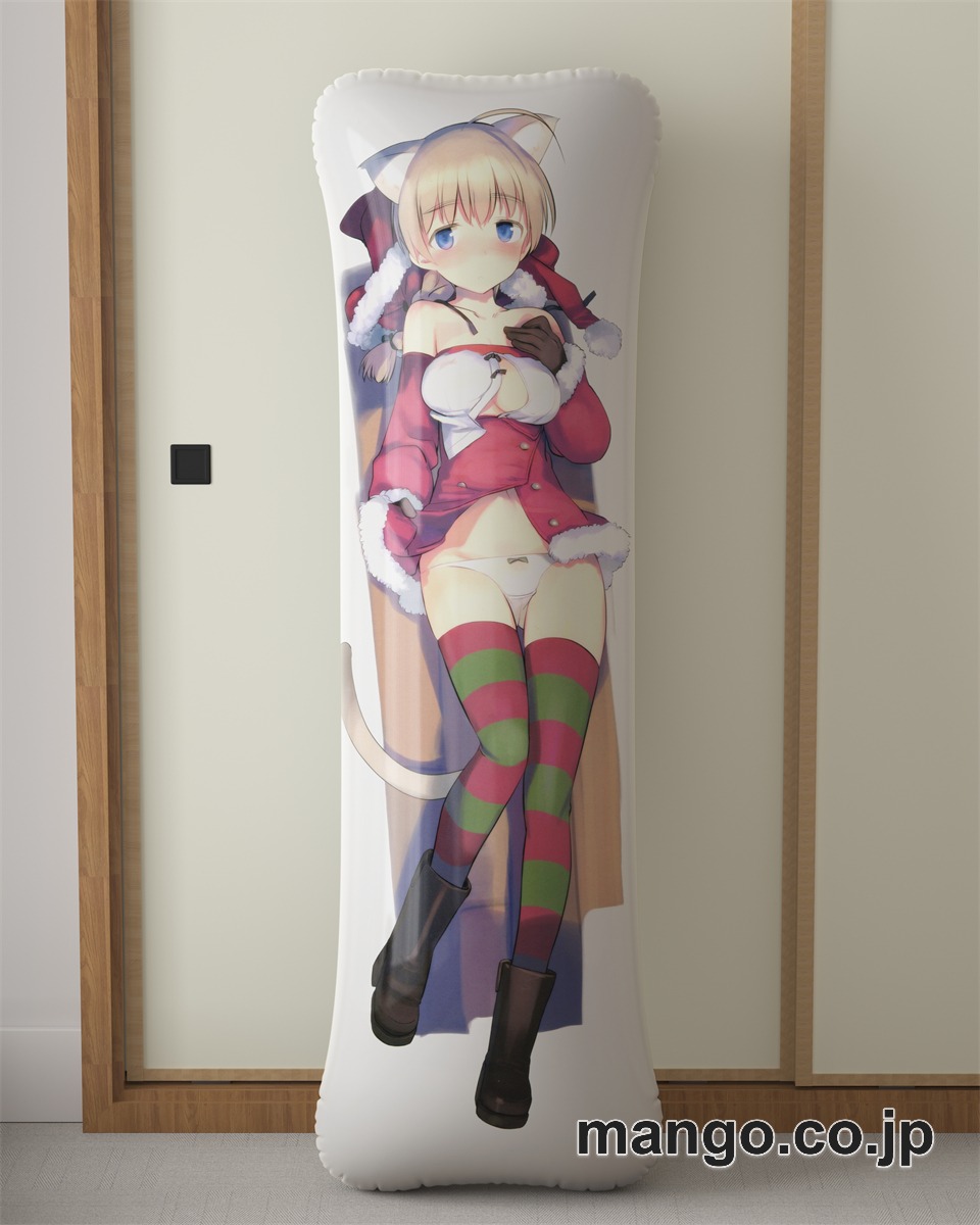 【抱き枕カバー / 等身大】 アニメ抱き枕カバーストライクウィッチーズリネット ビショップ大型クッションキャラクターグッズPVC製コレクション用 ビッグサイズ 等身大クッション 立体キャラクターアイテム 2