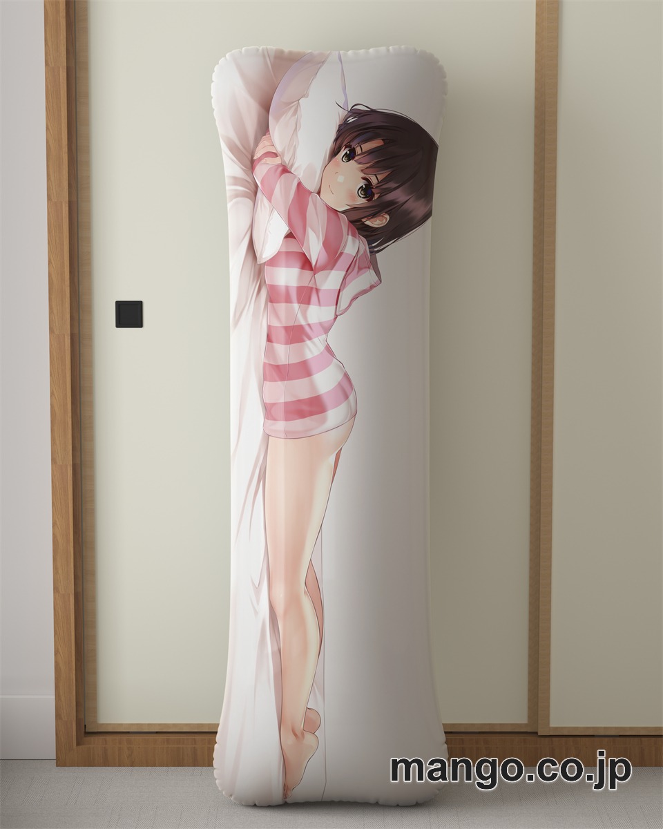 【抱き枕カバー / 等身大】 アニメ抱き枕カバー冴えない彼女の育てかた加藤恵大型クッションキャラクターグッズPVC製コレクション用｜PVC エアクッション 等身大サイズ 立体ディスプレイ