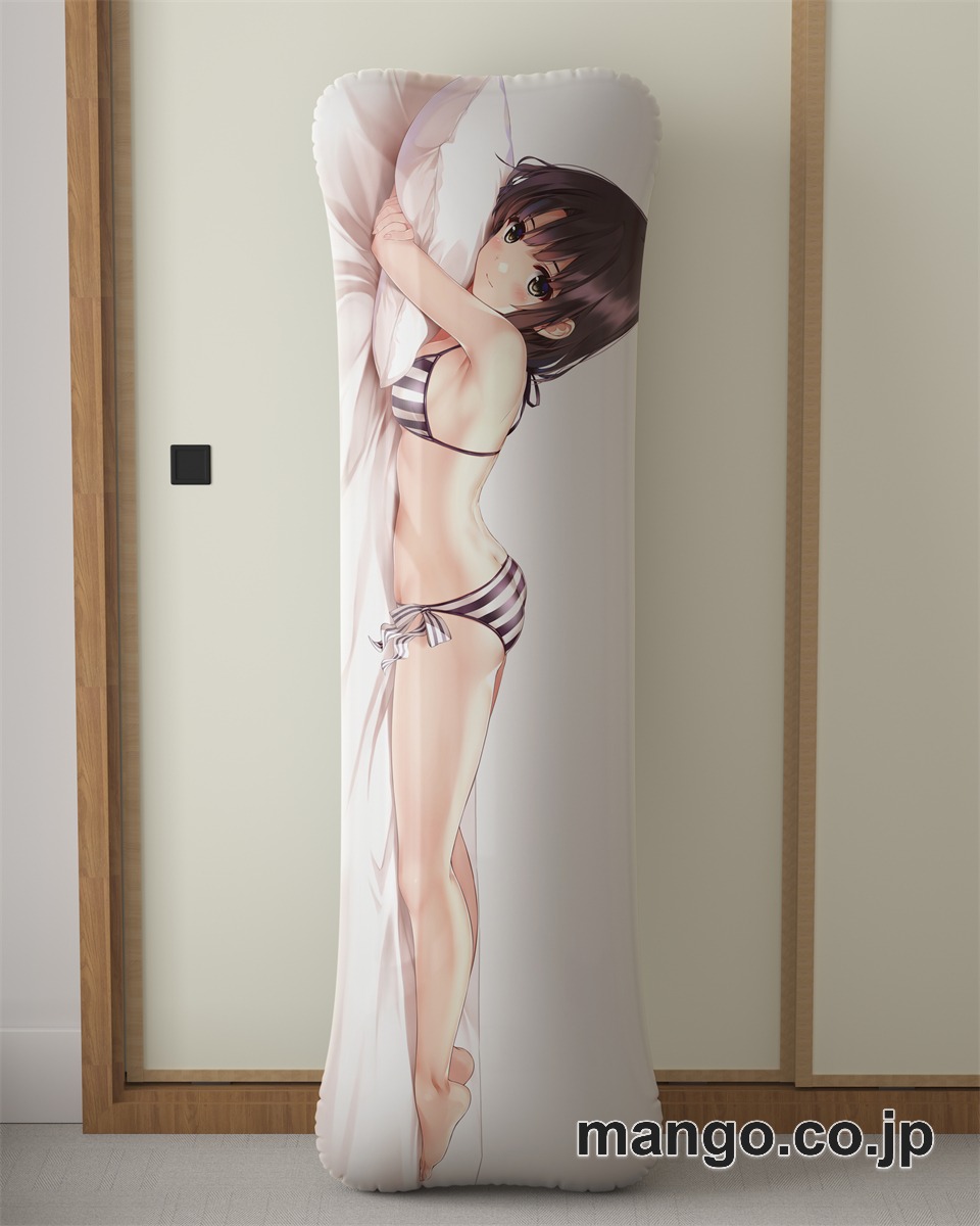 【抱き枕カバー / 等身大】 アニメ抱き枕カバー冴えない彼女の育てかた加藤恵大型クッションキャラクターグッズPVC製コレクション用｜PVC エアクッション 等身大サイズ 立体ディスプレイ 2