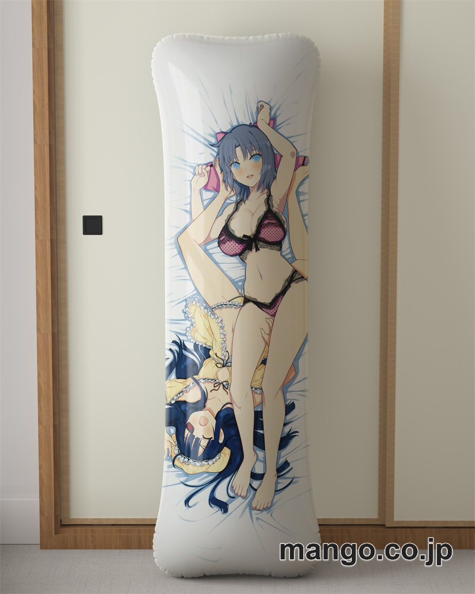 【抱き枕カバー / 等身大】 アニメ抱き枕カバー閃乱カグラ夜桜詠未来雪泉大型クッションキャラクターグッズPVC製コレクション用｜等身大エアクッション ビッグサイズ PVC製 アニメグッズ 2