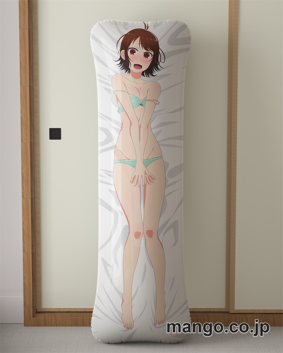 【抱き枕カバー / 等身大】 アニメ抱き枕カバー僕の彼女がマジメ過ぎるしょびっちな件有山雫大型クッションキャラクターグッズPVC製コレクション用 ビッグサイズ 等身大クッション 立体キャラクターアイテム 2