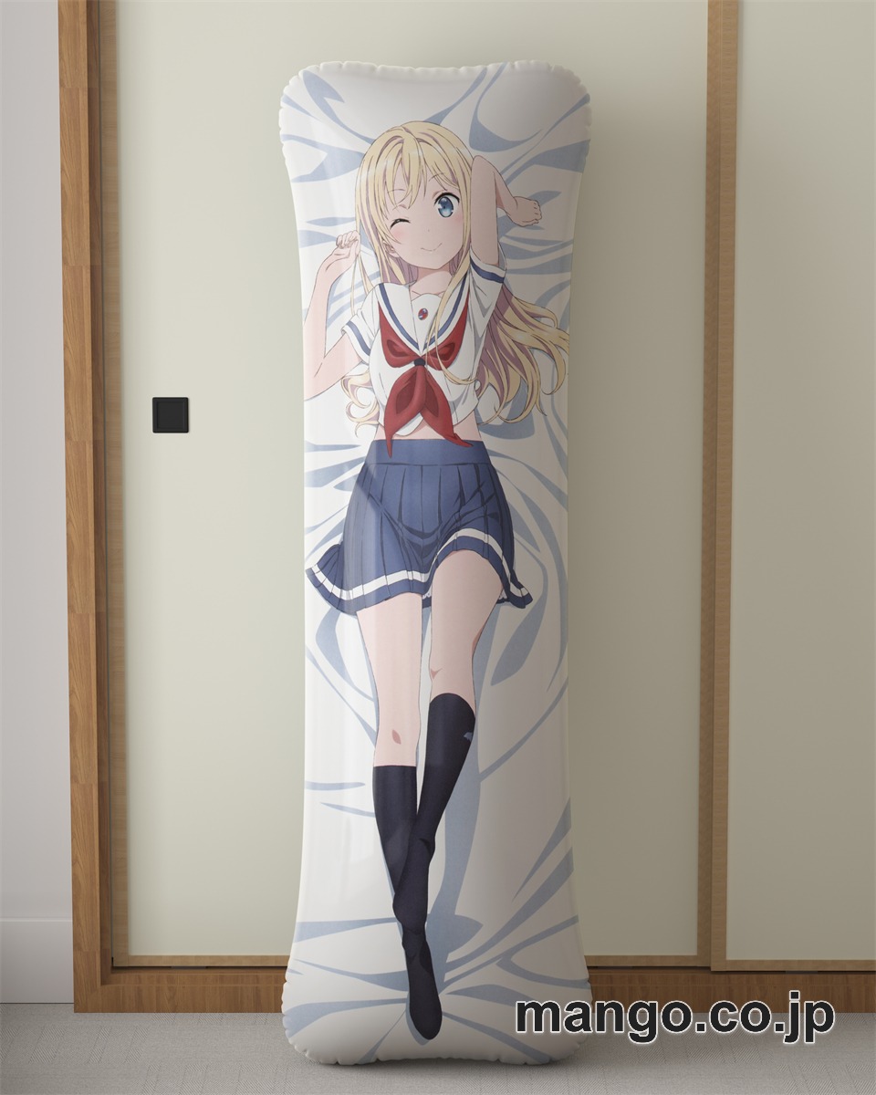 【抱き枕カバー / 等身大】 アニメ抱き枕カバーハイスクール フリートヴィルヘルミーナ ブラウンシュヴァイク インゲノール フリーデブルク大型クッションキャラクターグッズPVC製コレクション用｜PVC エアクッション 等身大サイズ 立体ディスプレイ