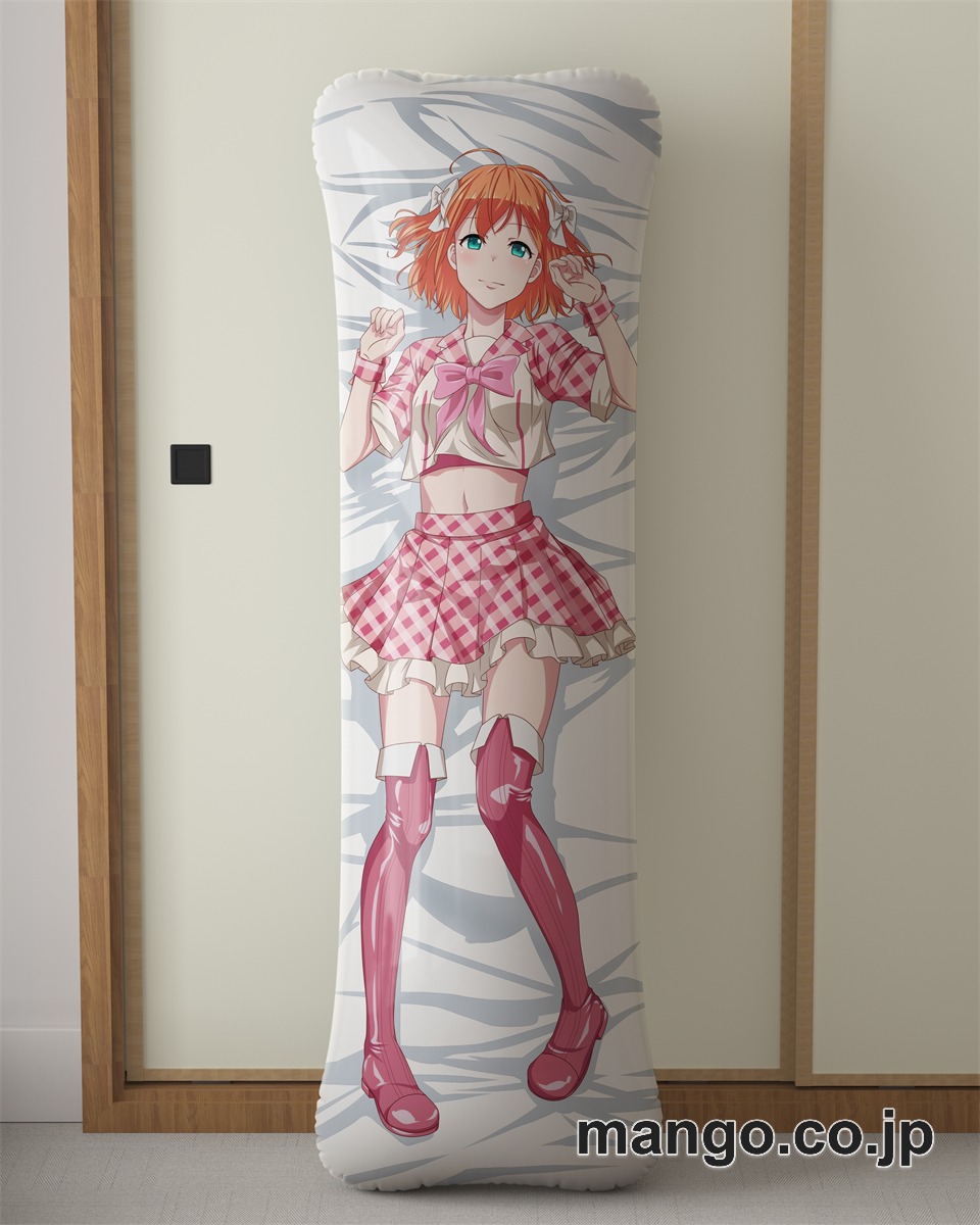 【抱き枕カバー / 等身大】 アニメ抱き枕カバー嫌な顔されながらおパンツ見せてもらいたいアイドル～yuina～大型クッションキャラクターグッズPVC製コレクション用｜空気ビニール製 等身大抱き枕 コレクション向けグッズ
