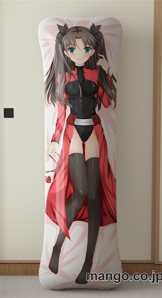 【抱き枕カバー / 等身大】 アニメ抱き枕カバー遠坂凛大型クッションキャラクターグッズPVC製コレクション用｜等身大エアクッション ビッグサイズ PVC製 アニメグッズ