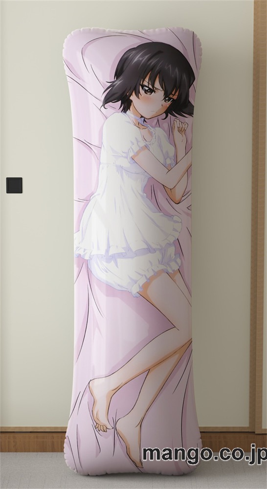 【抱き枕カバー / 等身大】 アニメ抱き枕カバーガールズ&パンツァー河嶋桃大型クッションキャラクターグッズPVC製コレクション用｜PVC エアクッション 等身大サイズ 立体ディスプレイ