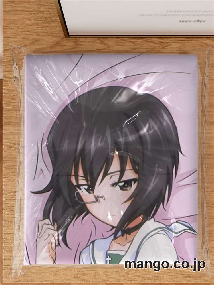 【抱き枕カバー / 等身大】 アニメ抱き枕カバーガールズ&パンツァー河嶋桃大型クッションキャラクターグッズPVC製コレクション用｜PVC エアクッション 等身大サイズ 立体ディスプレイ 3