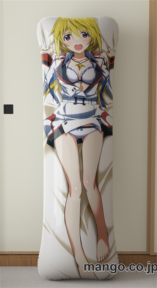 【抱き枕カバー / 等身大】 アニメ抱き枕カバーインフィニットストラトスシャルロット デュノア大型クッションキャラクターグッズPVC製コレクション用｜空気ビニール製 等身大抱き枕 コレクション向けグッズ