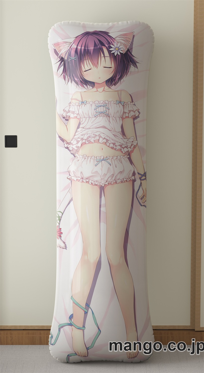 【抱き枕カバー / 等身大】 アニメ抱き枕カバーRyohka大型クッションキャラクターグッズPVC製コレクション用｜等身大エアクッション ビッグサイズ PVC製 アニメグッズ 2