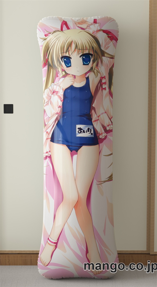 【抱き枕カバー / 等身大】 アニメ抱き枕カバーSmileShooter鈴比良あいり大型クッションキャラクターグッズPVC製コレクション用｜PVC エアクッション 等身大サイズ 立体ディスプレイ 2