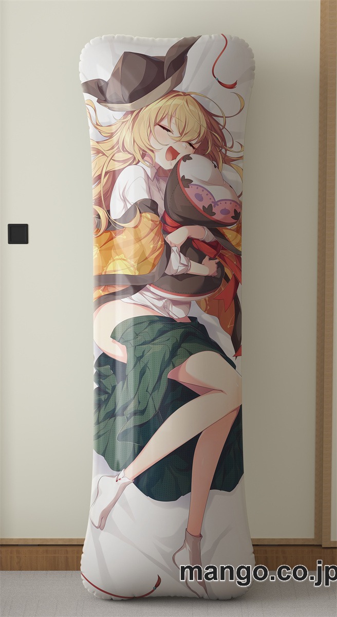 【抱き枕カバー / 等身大】 アニメ抱き枕カバー[東方Project]摩多羅隠岐奈大型クッションキャラクターグッズPVC製コレクション用｜空気ビニール製 等身大抱き枕 コレクション向けグッズ 2