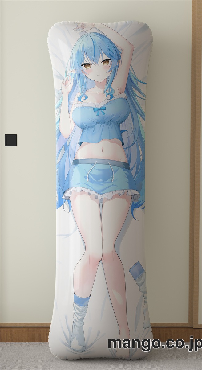 【抱き枕カバー / 等身大】 アニメ抱き枕カバー[バーチャルYoutuber]雪花ラミィ大型クッションキャラクターグッズPVC製コレクション用｜PVC エアクッション 等身大サイズ 立体ディスプレイ