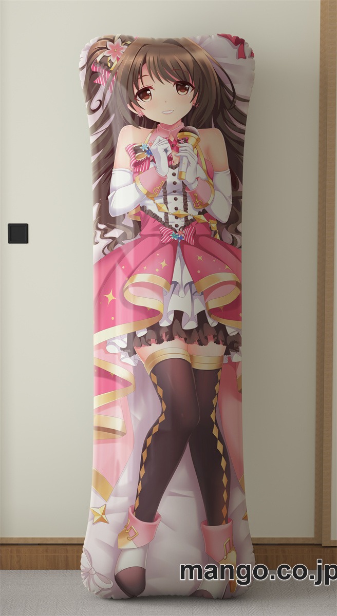 【抱き枕カバー / 等身大】 アニメ抱き枕カバーアイドルマスターシンデレラガールズ島村卯月大型クッションキャラクターグッズPVC製コレクション用｜PVC エアクッション 等身大サイズ 立体ディスプレイ 2