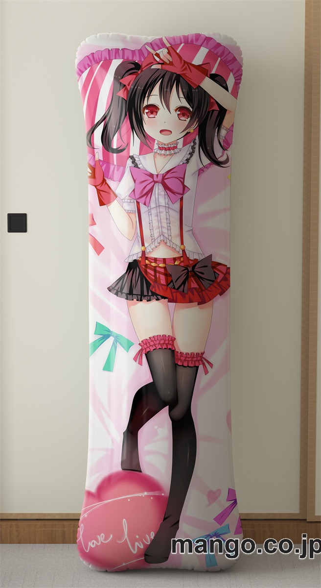 【抱き枕カバー / 等身大】 アニメ抱き枕カバーラブライブ!矢澤にこ大型クッションキャラクターグッズPVC製コレクション用 等身大 抱き枕 空気ビニール製 キャラクターグッズ