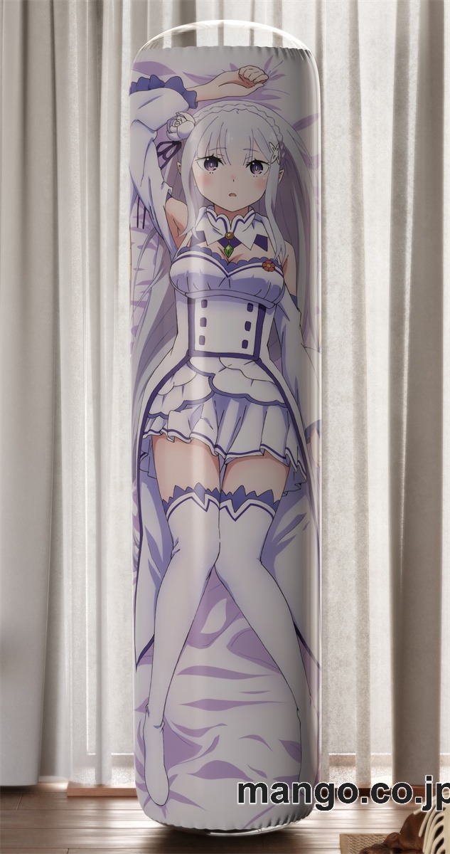【おきあがりこぼし】PVC フィギュア風 / 立体ディスプレイ アニメ キャラクター バランスクッション【Reゼロから始める異世界生活】エミリア PVC製 キャラクターグッズ コレクション用