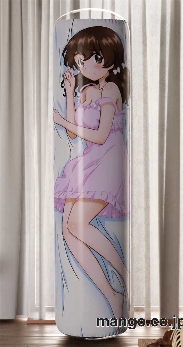 【おきあがりこぼし】PVC フィギュア風 / 立体ディスプレイ アニメ キャラクター バランスクッション【ガールズ&パンツァー】小山 柚子 PVC製 キャラクターグッズ コレクション用